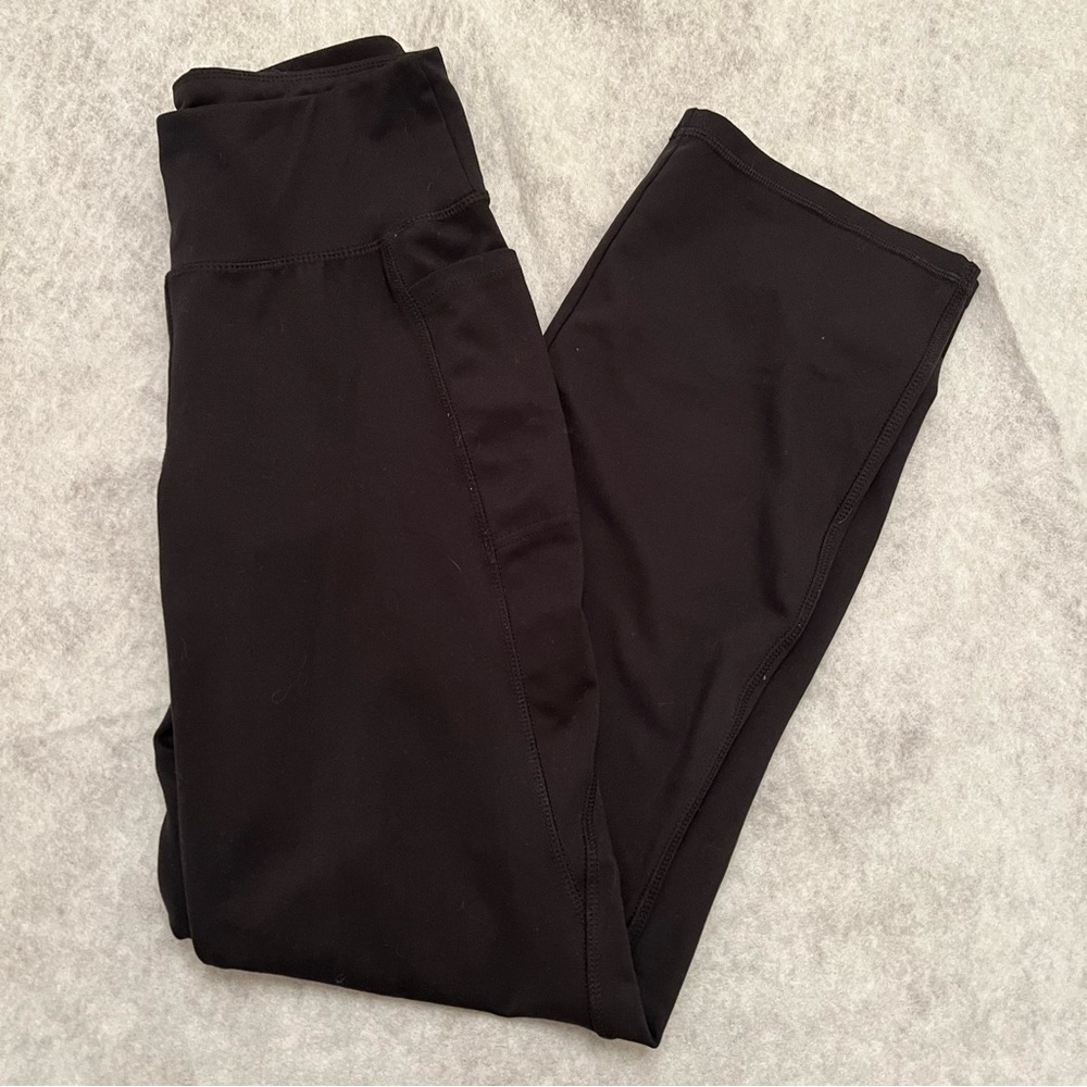 Jockey Thick Warm Black Leggiwith Side Pockets